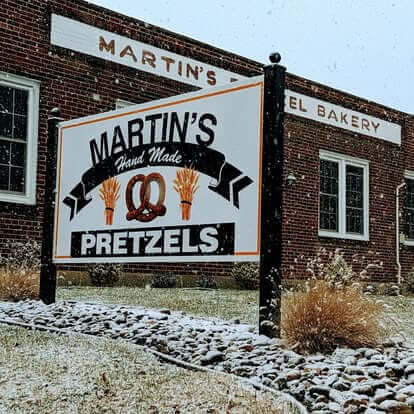 $10 for $20 at Martin’s Pretzel Bakery in Akron