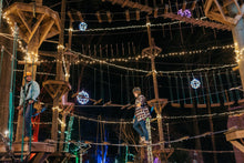 Christmas Lights Zipline for 4!