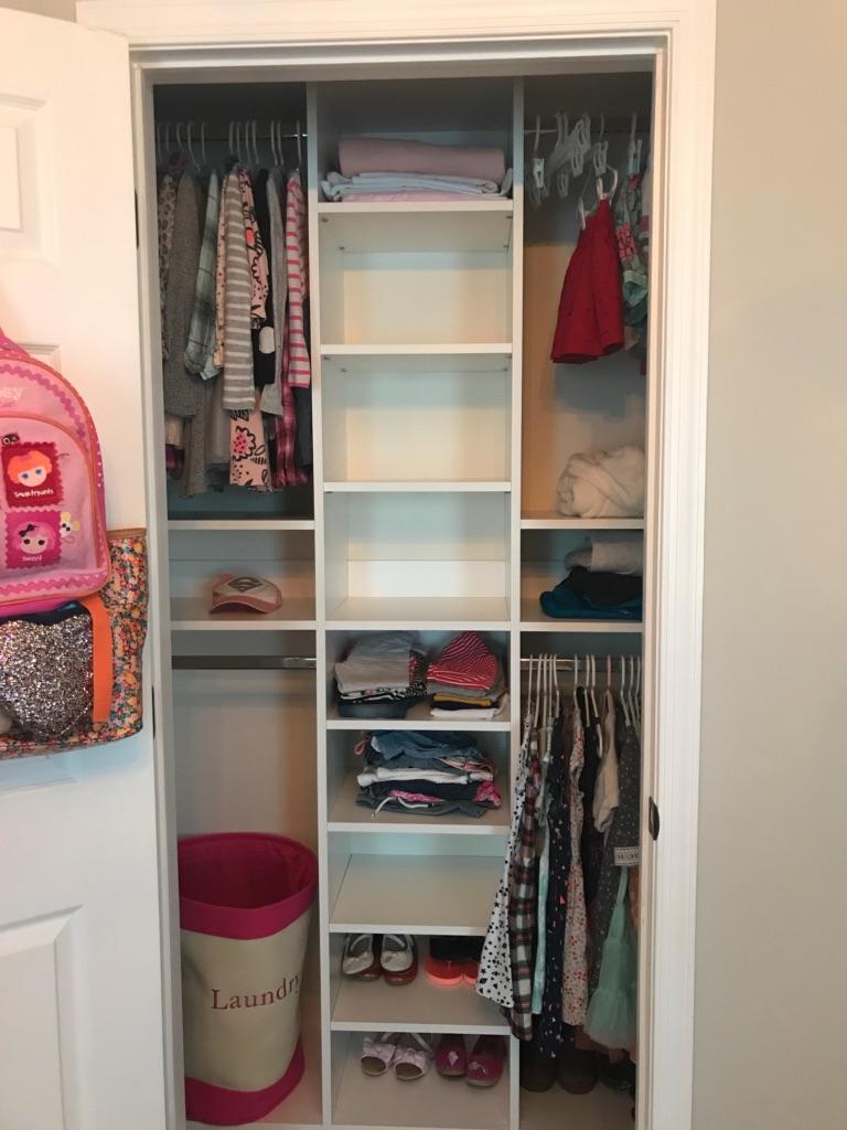 1/2 Off Price for 50 - 65" Custom Closet Unit at Top Shelf